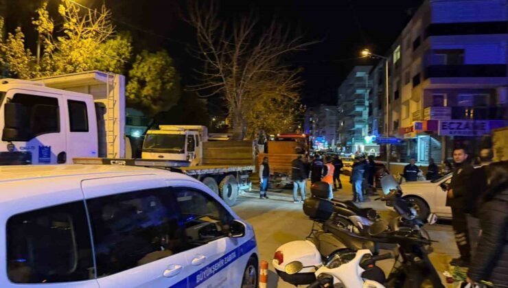 Kuşadası’nda belediye ekipleri karşı karşıya geldi