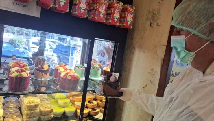 Kuşadası’nda yaş pastalar mercek altında