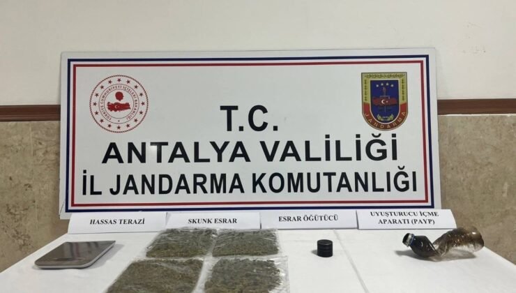 Manavgat’ta uyuşturucu operasyonu