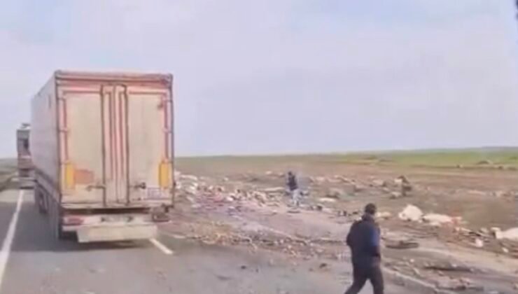 Mardin’de iki tır çarpıştı: 2 yaralı