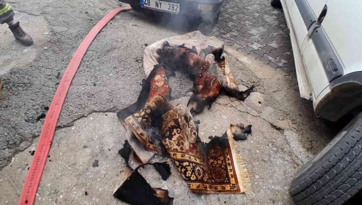Menteşe Kentsel sit alanındaki yangın korkuttu