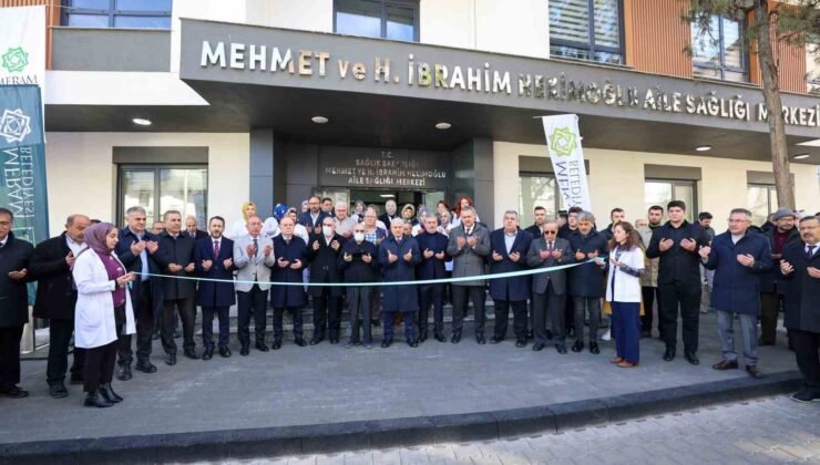 Meram’da 21 bin kişiye hizmet verecek sağlık üssü hizmete girdi