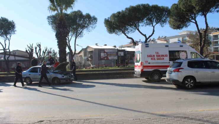 Minibüs ile otomobil çarpıştı: 1 yaralı