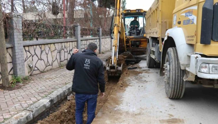 Nazilli’de yarım asırlık içme suyu hatları yenileniyor