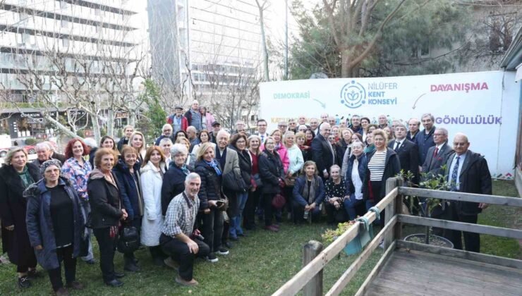 Nilüfer Belediye Başkanı Şadi Özdemir emeklilerle bir araya geldi