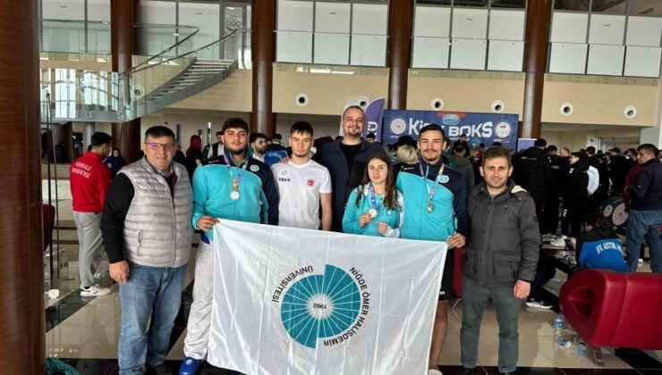 NÖHÜ sporcularından Ünilig Türkiye Şampiyonası’nda büyük başarı