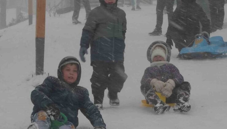 Ordu’da eğitime kar engeli