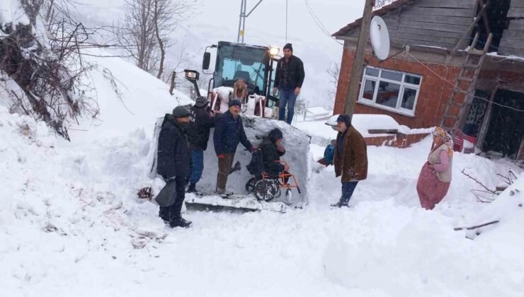 Ordu’da karla mücadele sürüyor