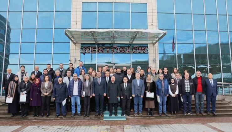 Rektör Sözbir’den teşekkür belgesi