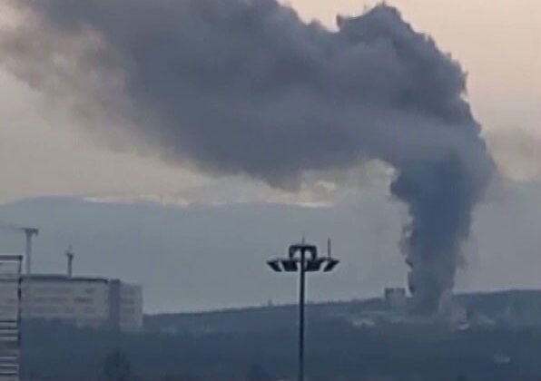 Sakarya Şehir Hastanesi inşaatında yangın