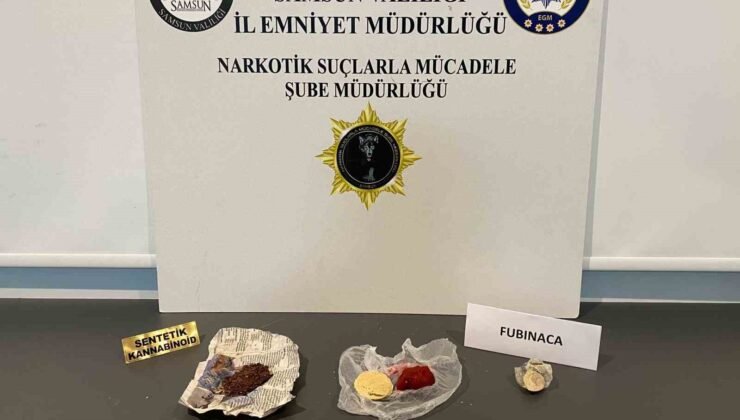 Samsun’da uyuşturucu operasyonu: 4 gözaltı