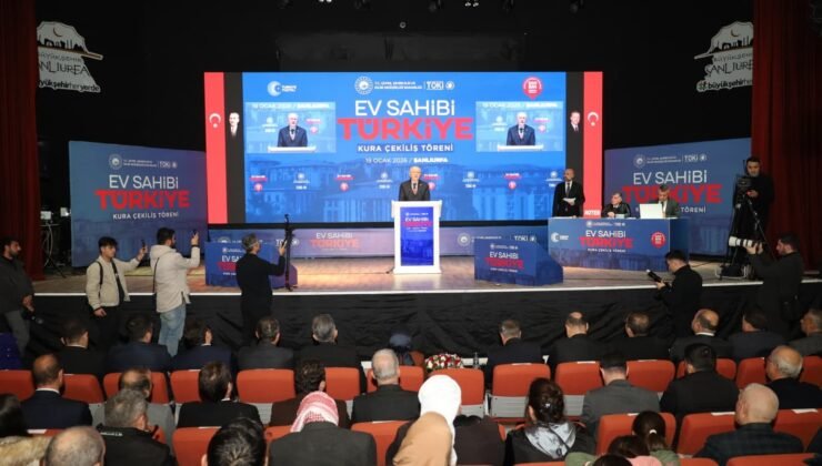Şanlıurfa’da 13 bin 790 sosyal konut için kura heyecanı