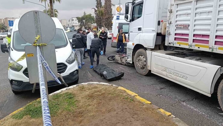 Şanlıurfa’da tır ile motosiklet çarpıştı: 1 ölü