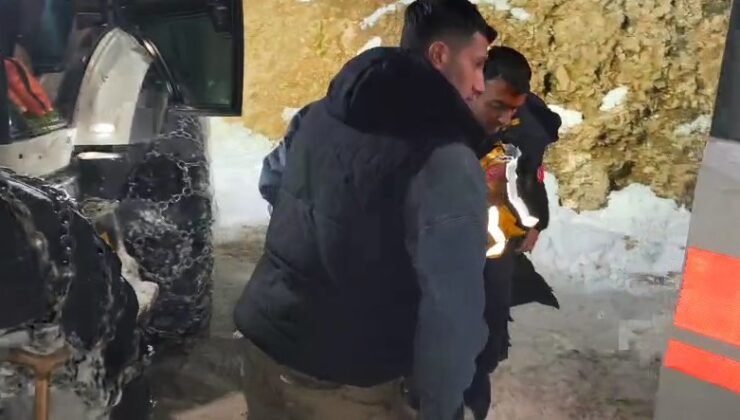 Sason’da kar nedeni ile mahsur kalan hasta kurtarıldı