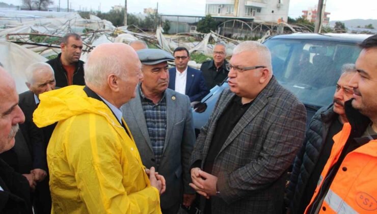 Şemsi Bayraktar’dan sel ve hortumdan zarar gören Antalyalı üreticiler için destek talebi