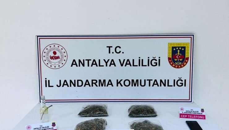 Serik’te uyuşturucu operasyonu