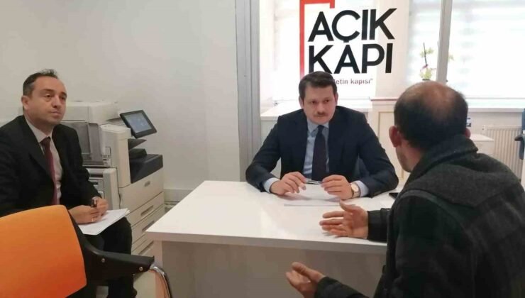 Sinop Valiliği “Açık Kapı” verilerini paylaştı