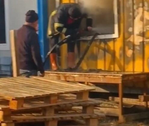 Sinop’ta konteyner yangını korkuttu