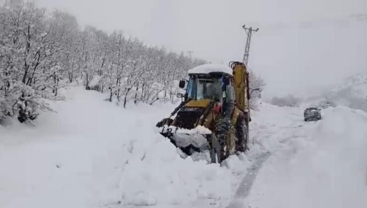 Şırnak’ta kar nedeniyle kapanan yollar açıldı