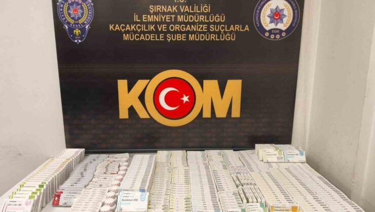 Şırnak’ta narkotik ve kaçakçılık operasyonu: 3 tutuklama