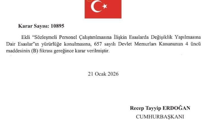 Sözleşmeli personele doğum ve evlat edinme sonrası yarı zamanlı çalışma hakkı yürürlüğe girdi