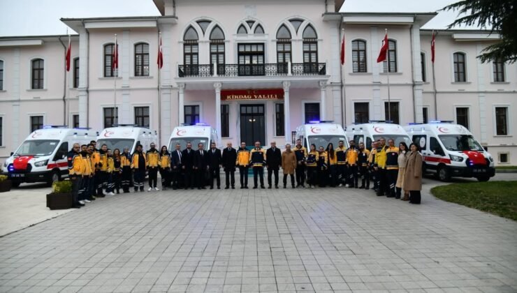 Tekirdağ’a 6 yeni ambulans