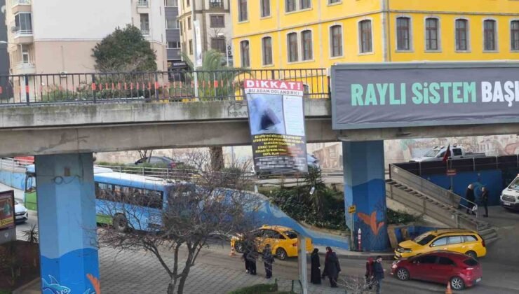 Trabzon’da garip afiş