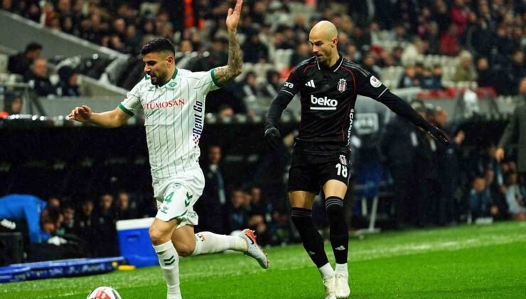 Trendyol Süper Lig: Beşiktaş: 0 – Konyaspor: 0 (Maç devam ediyor)
