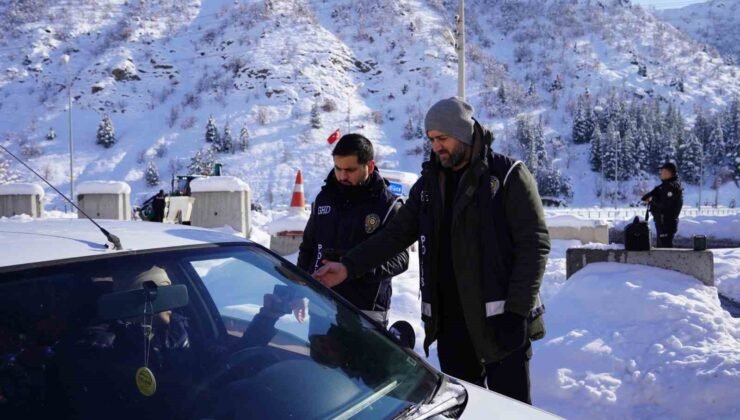Tunceli’de düzensiz göçle mücadelede huzur uygulaması yapıldı