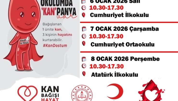 Türkeli’de okullarda kan bağışı kampanyası