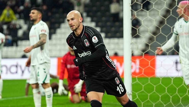 Vaclav Cerny, Beşiktaş formasıyla 6. golünü attı