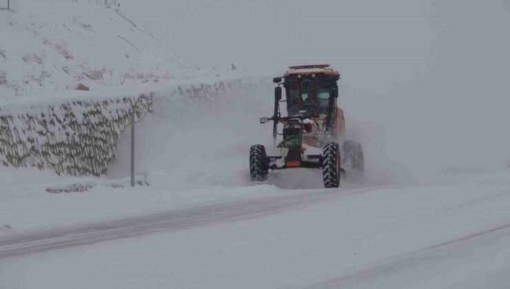 Van’da kardan dolayı kapanan 287 yoldan 89’u açıldı