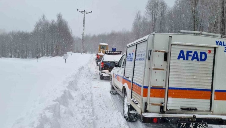 Yalova’da yaylada mahsur kalan 5 kişi kurtarıldı