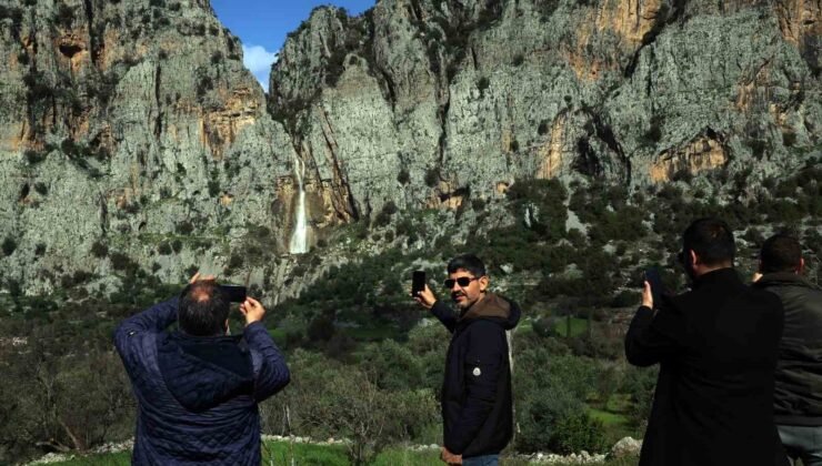 104 metrelik ‘Su Uçkun Şelalesi’ doğaseverlerin yeni gözdesi