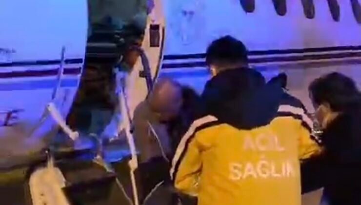 11 aylık bebek uçak ambulansla Van’dan İstanbul’a sevk edildi