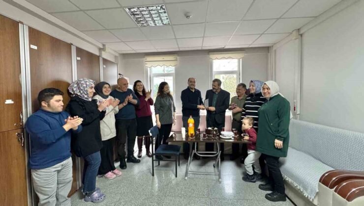 40 yıllık hizmete anlamlı veda