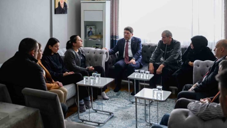 Adalet Bakanı Tunç, Atlas Çağlayan’ın ailesini ziyaret etti