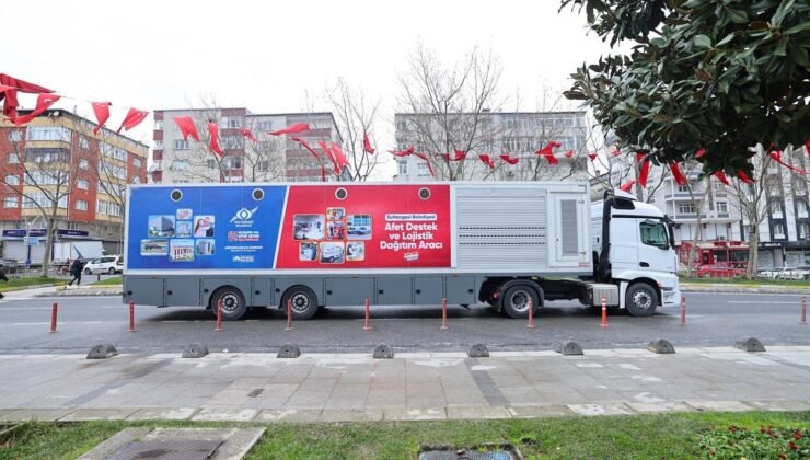 Afet Destek ve Lojistik Dağıtım Tırı’nın rotası Balkanlar