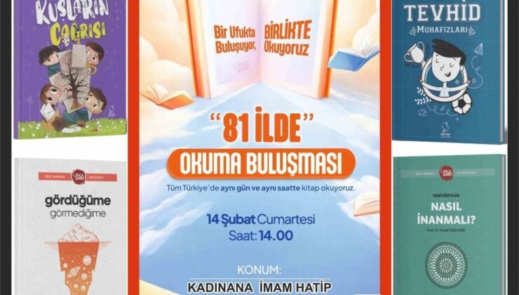 Afyonkarahisar’da ‘81 İlde Okuma Buluşması’ etkinliği gerçekleştirilecek