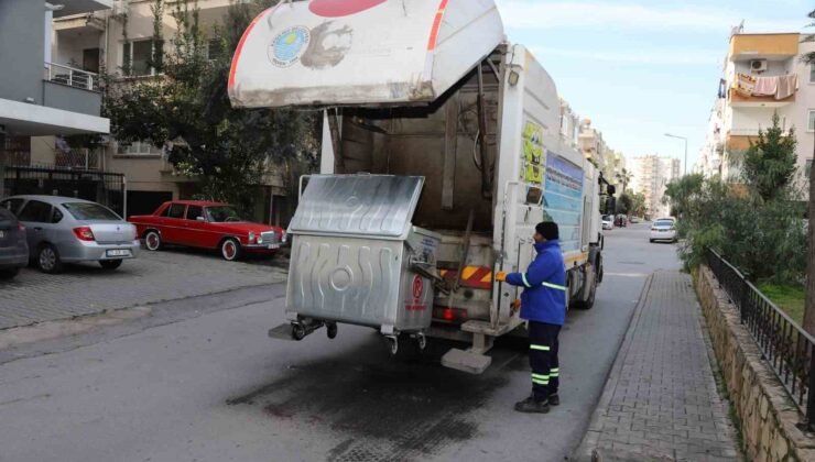Akdeniz Belediyesinden konteynerlere kapsamlı temizlik çalışması
