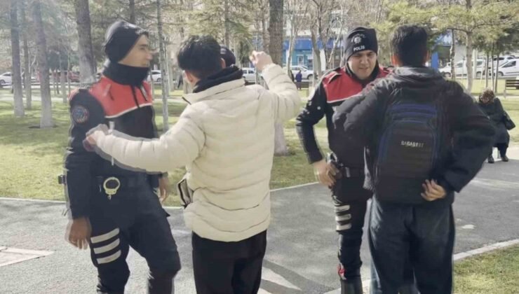 Aksaray’da park, bahçe ve okul bölgeleri denetim altında