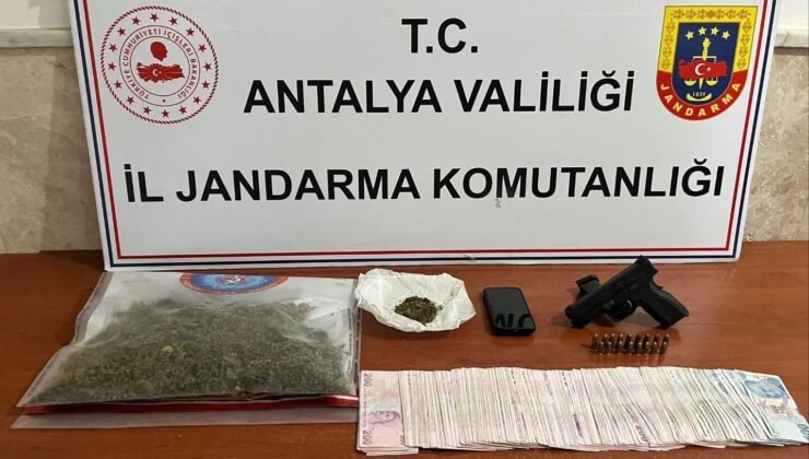 Alanya’da jandarmadan uyuşturucu operasyonu