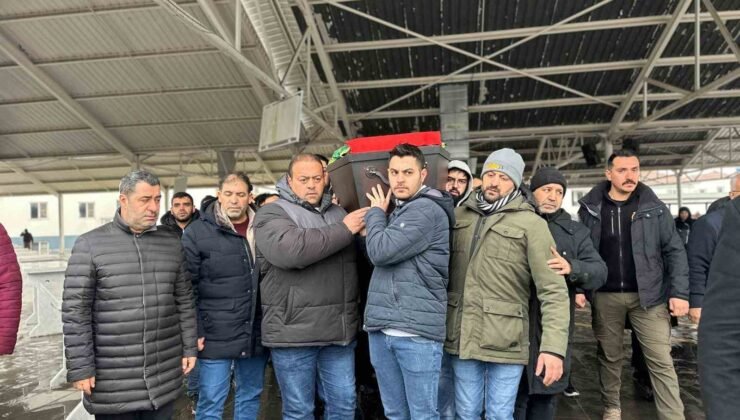 Almanya’da öldürülen tren görevlisi Serkan Çalar Gaziantep’te defnedildi