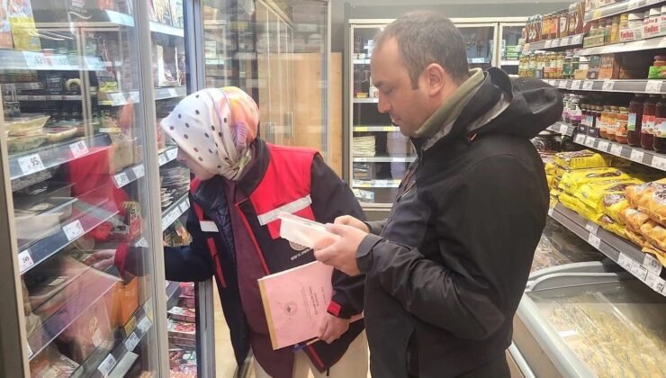 Altı ilçede gıda işletmelerine yönelik denetim