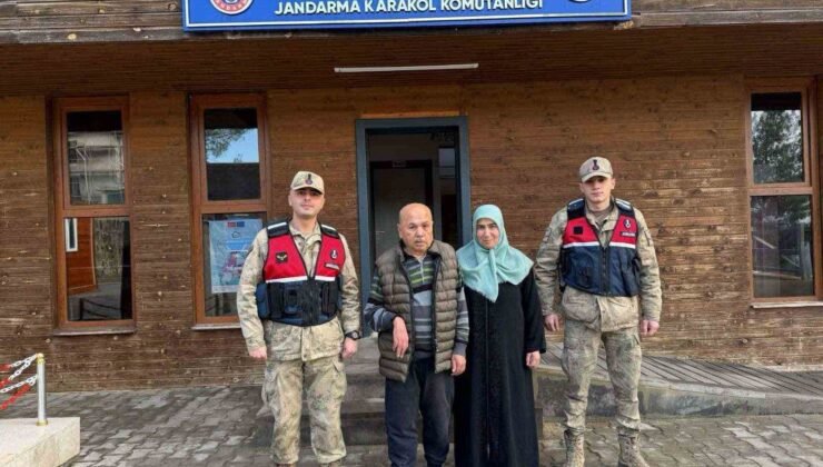 Alzheimer hastası yaşlı adam jandarma ekiplerince bulundu