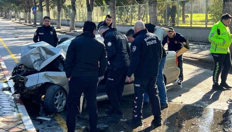 Amcasının aracını izinsiz aldı, kaçarken kaza yaptı