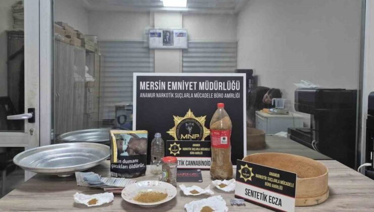 Anamur’da uyuşturucu operasyonu: 2 tutuklama