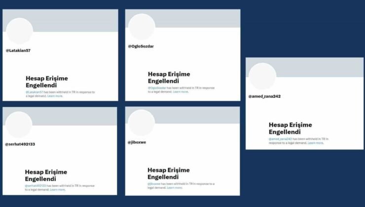 Ankara Cumhuriyet Başsavcılığınca 5 örgüt hesabına erişim engeli