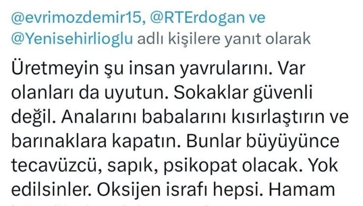 Ankara’da akademisyenin çocukları hedef alan paylaşımlarına tepki