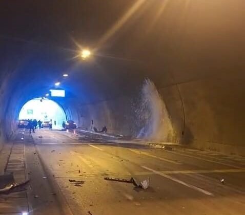 Araklı Tüneli’nde kaza: 4 yaralı